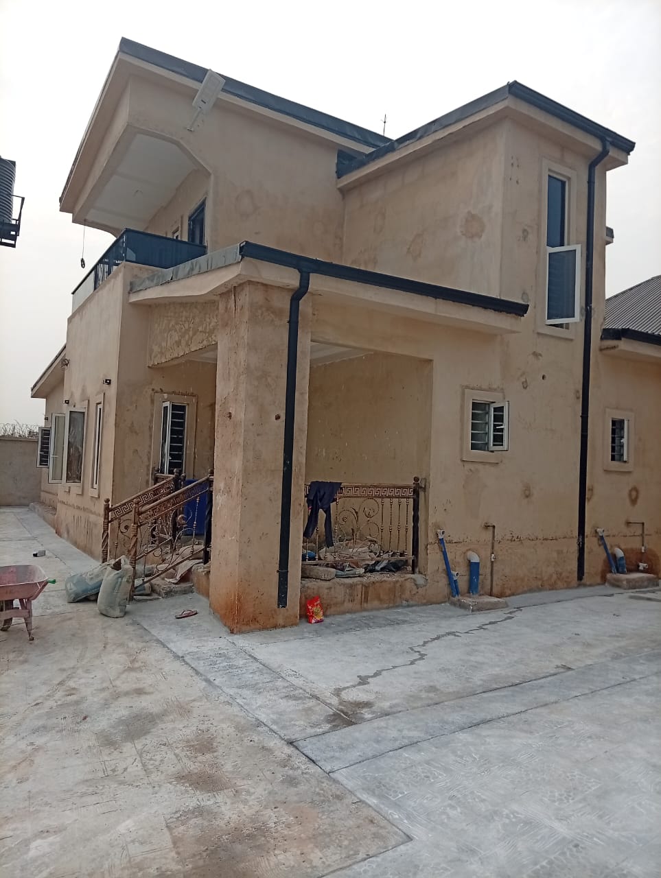 Completed house built from scratch