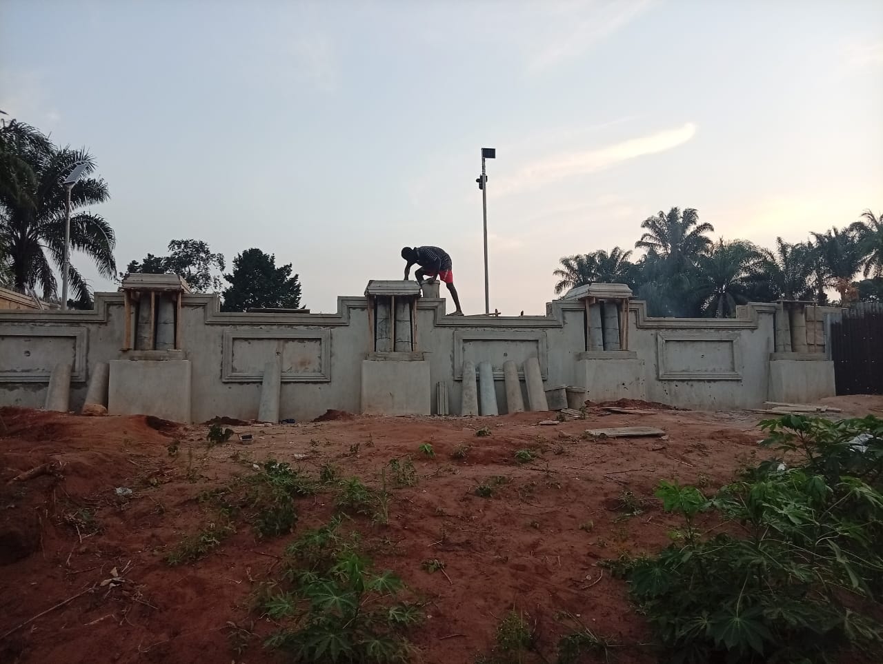 Perimeter fence, angle 3