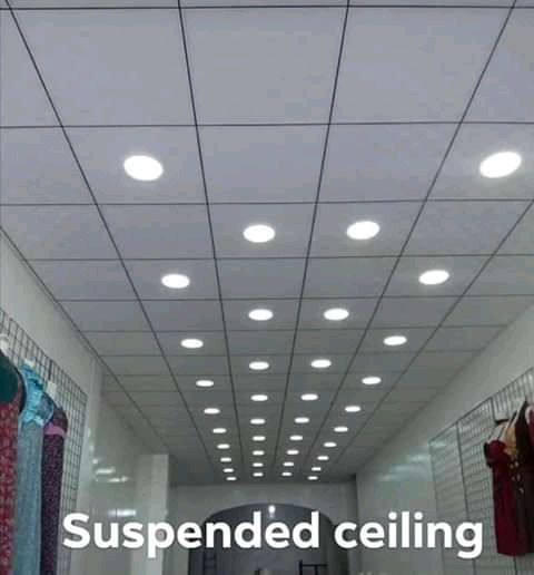 Completed DE-NATIONS suspended ceiling installation